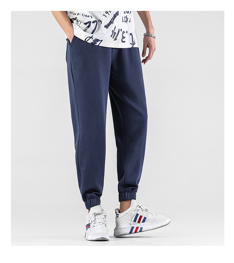 Custom logo sweatpants french terry cotton | sweatpants manufacturers
