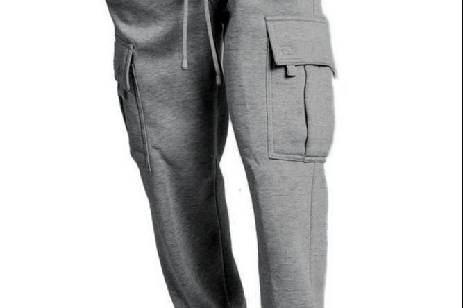 Fashion multi-pocket sweatpants (3)