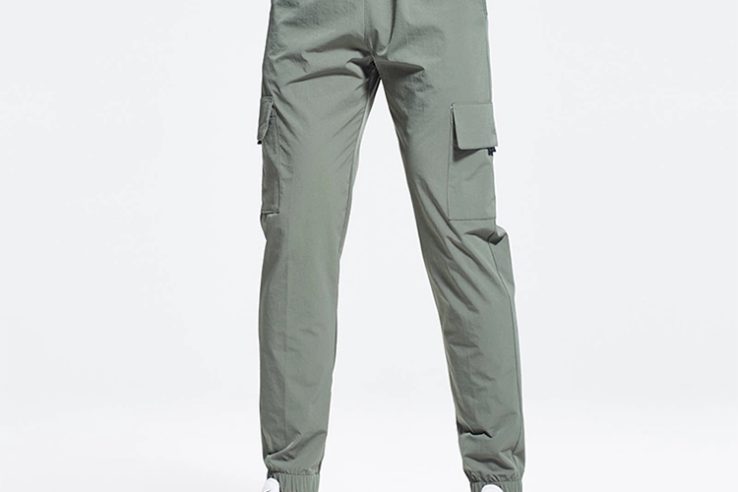 Custom men running fitness sports cargo pants (1)